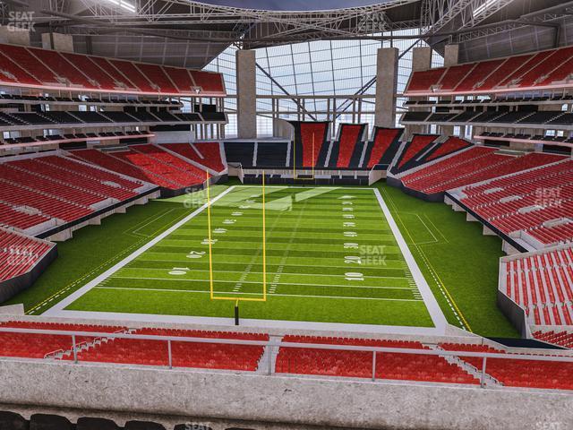 Seating view for Mercedes-Benz Stadium Section 223