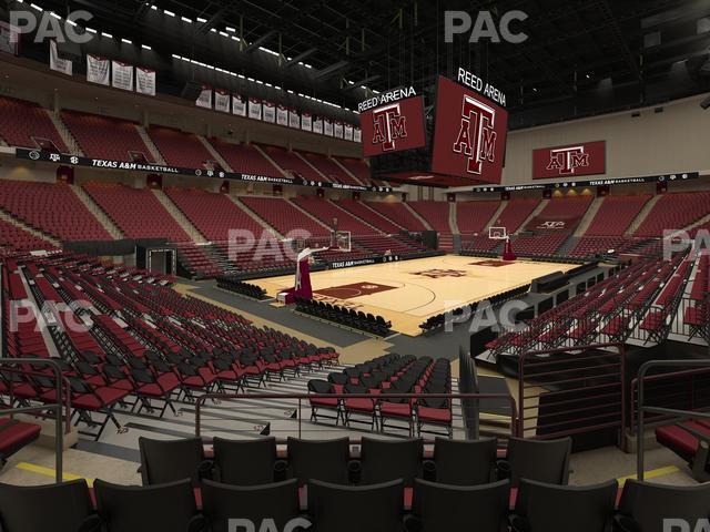 Seating view for Reed Arena Section 109