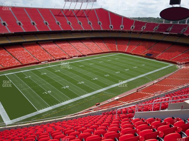 Seating view for GEHA Field at Arrowhead Stadium Section 329