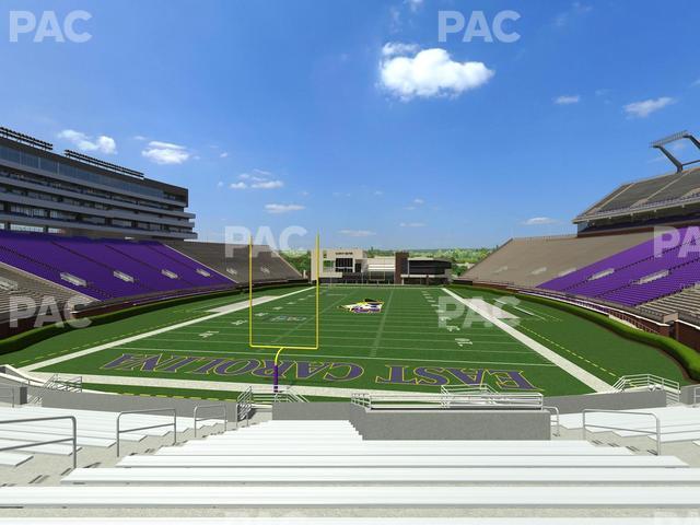 Seating view for Dowdy-Ficklen Stadium Section 26