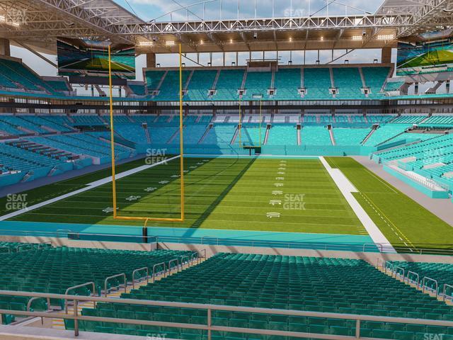 Seating view for Hard Rock Stadium Section 231