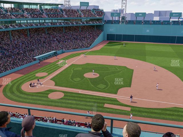 Seating view for Fenway Park Section Aura Pavilion 7