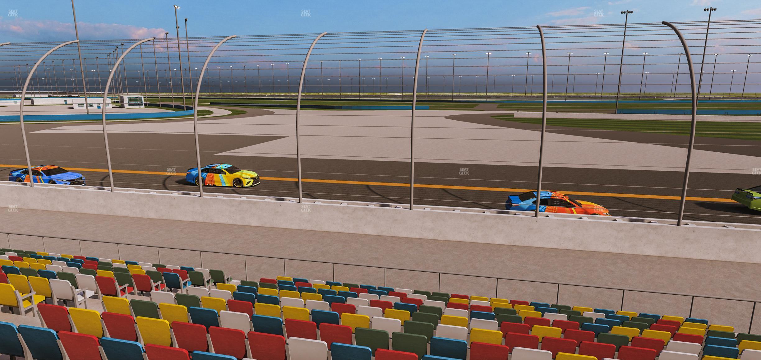 Seating view for Daytona International Speedway Section Front 182