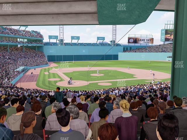 Seating view for Fenway Park Section Grandstand 18