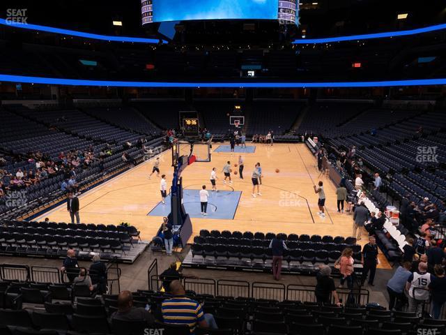 Seating view for FedExForum Section 101