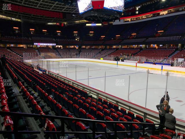 Seating view for Scotiabank Saddledome Section 101