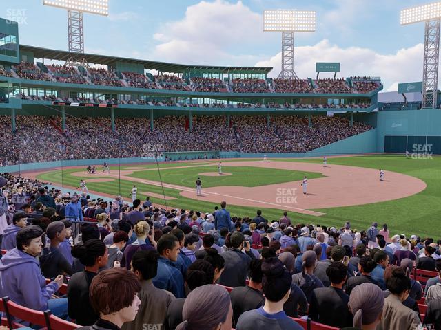 Seating view for Fenway Park Section Loge Box 101