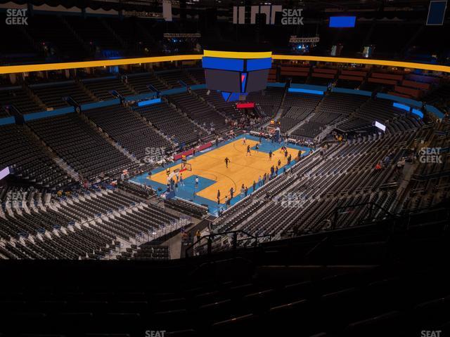 Seating view for Paycom Center Section 313