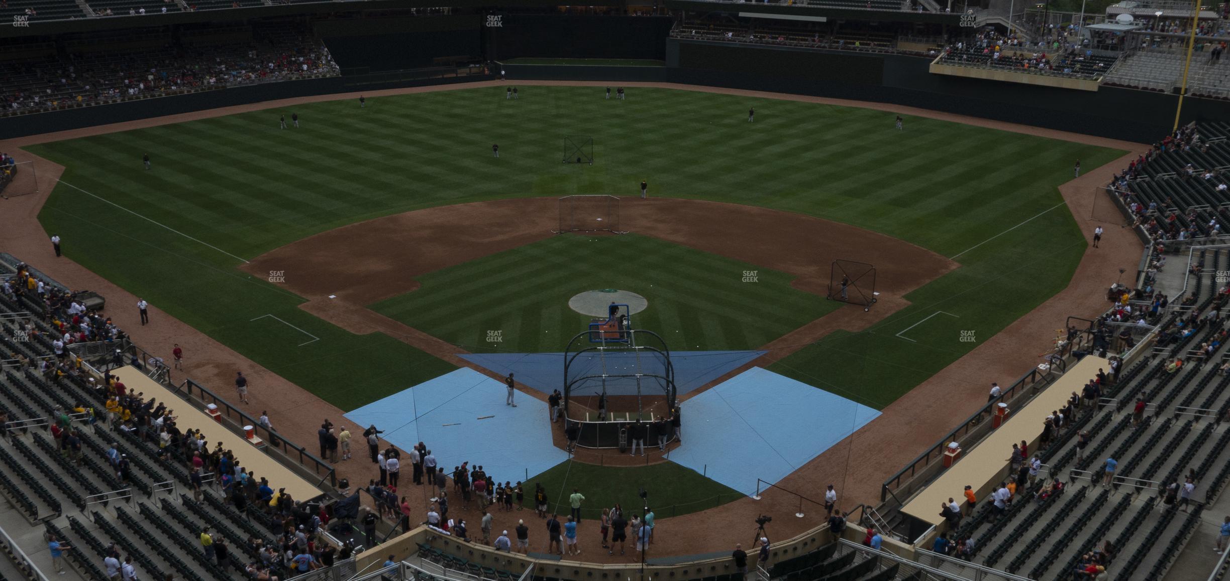 Seating view for Target Field Section 215