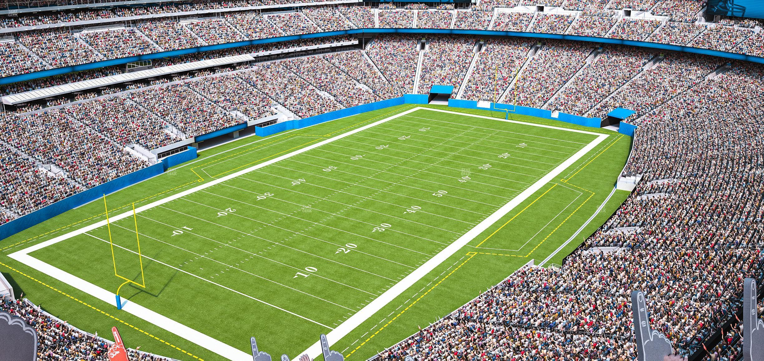 Seating view for MetLife Stadium Section 321