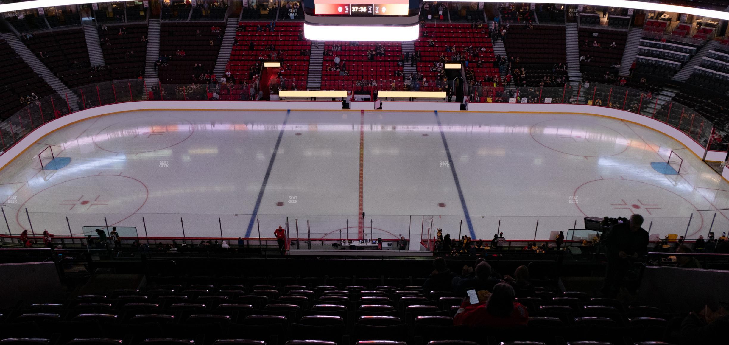 Seating view for Canadian Tire Centre Section 322