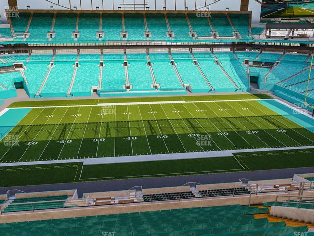 Seating view for Hard Rock Stadium Section 347