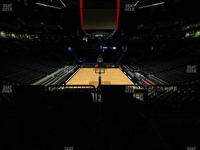 Seating view for Barclays Center Section The Baseline Club