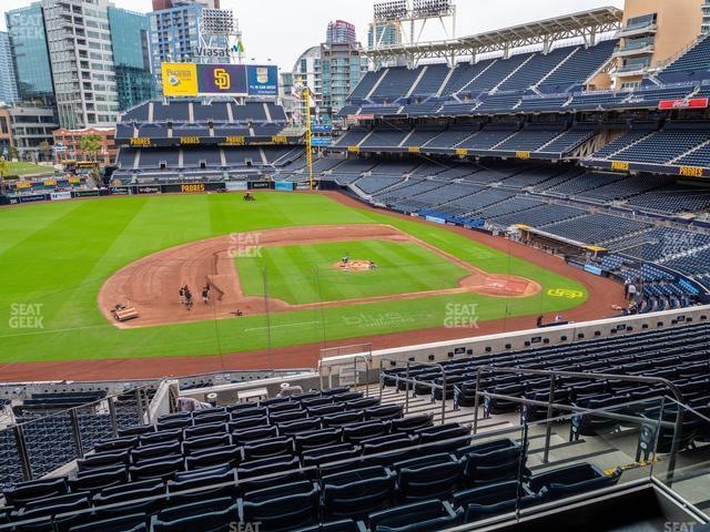 Seating view for Petco Park Section The Coronado Club 210