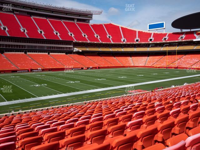 Seating view for GEHA Field at Arrowhead Stadium Section 104