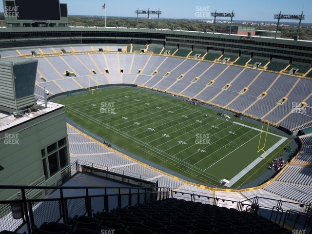 Seating view for Lambeau Field Section 730 S