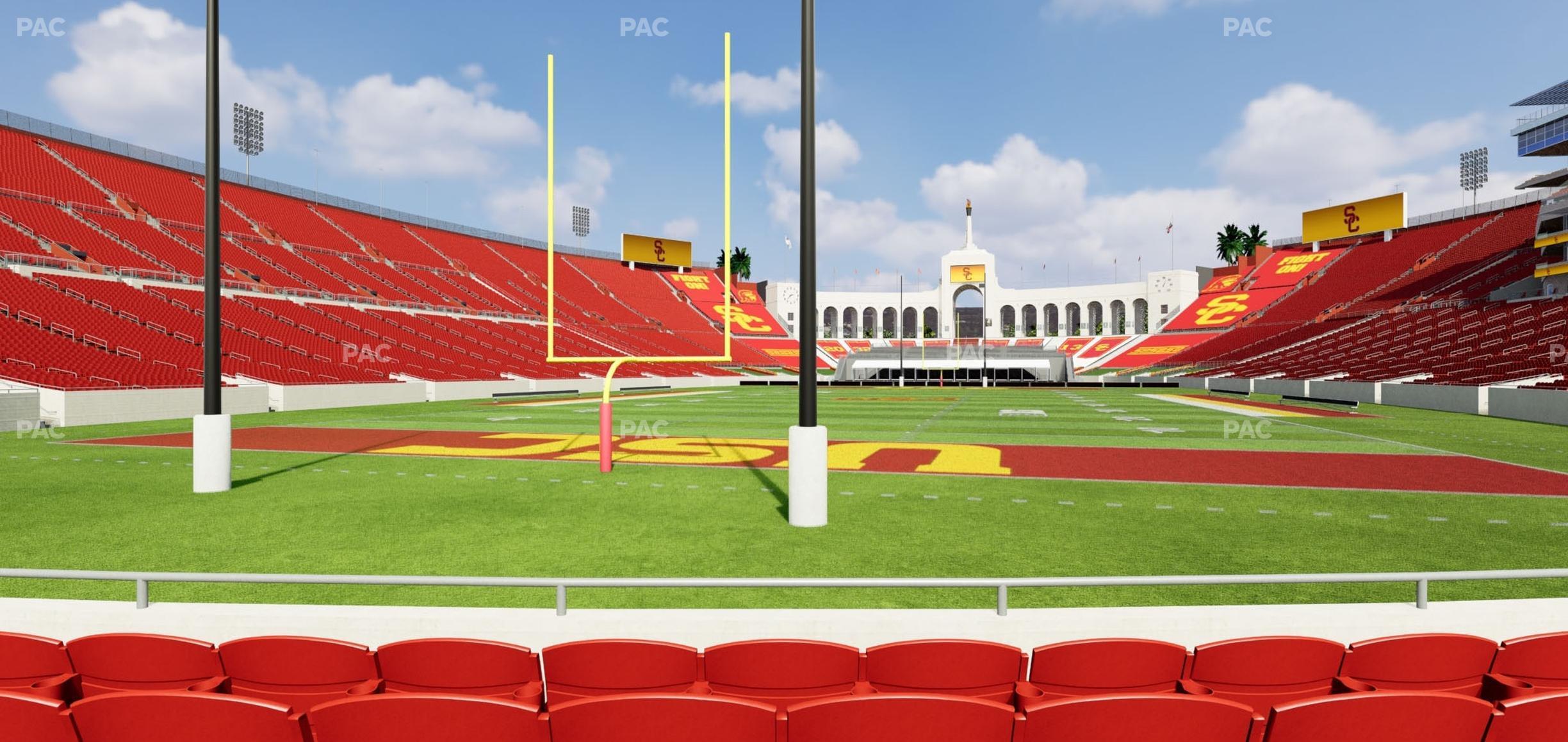 Seating view for Los Angeles Memorial Coliseum Section 113