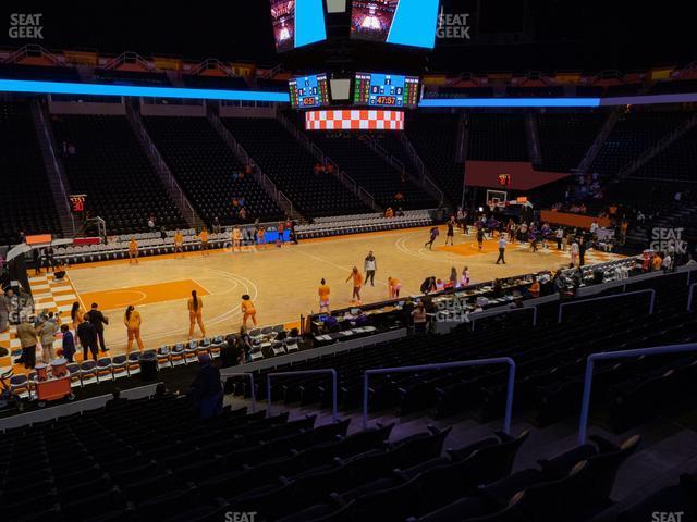 Seating view for Thompson-Boling Arena at Food City Center Section 107