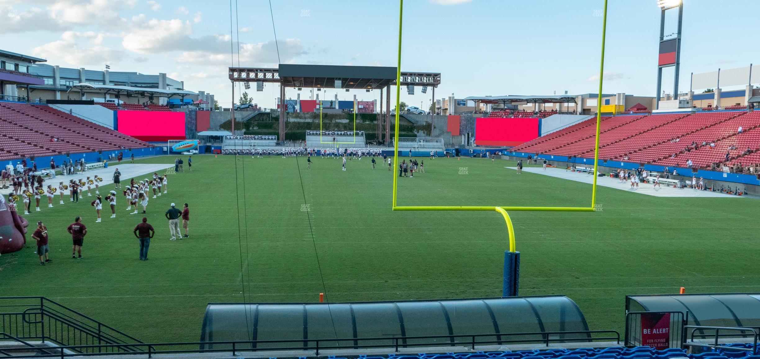 Seating view for Toyota Stadium Section 116