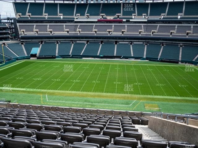 Seating view for Lincoln Financial Field Section C 1