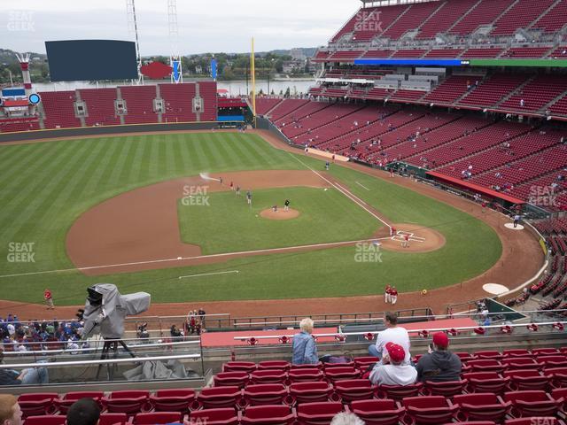 Seating view for Great American Ball Park Section 417