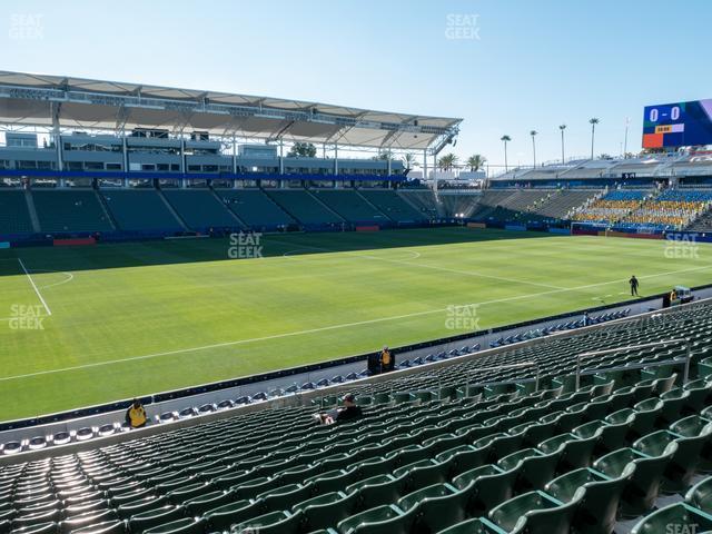 Seating view for Dignity Health Sports Park Section 135