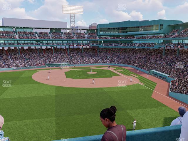 Seating view for Fenway Park Section Green Monster 5