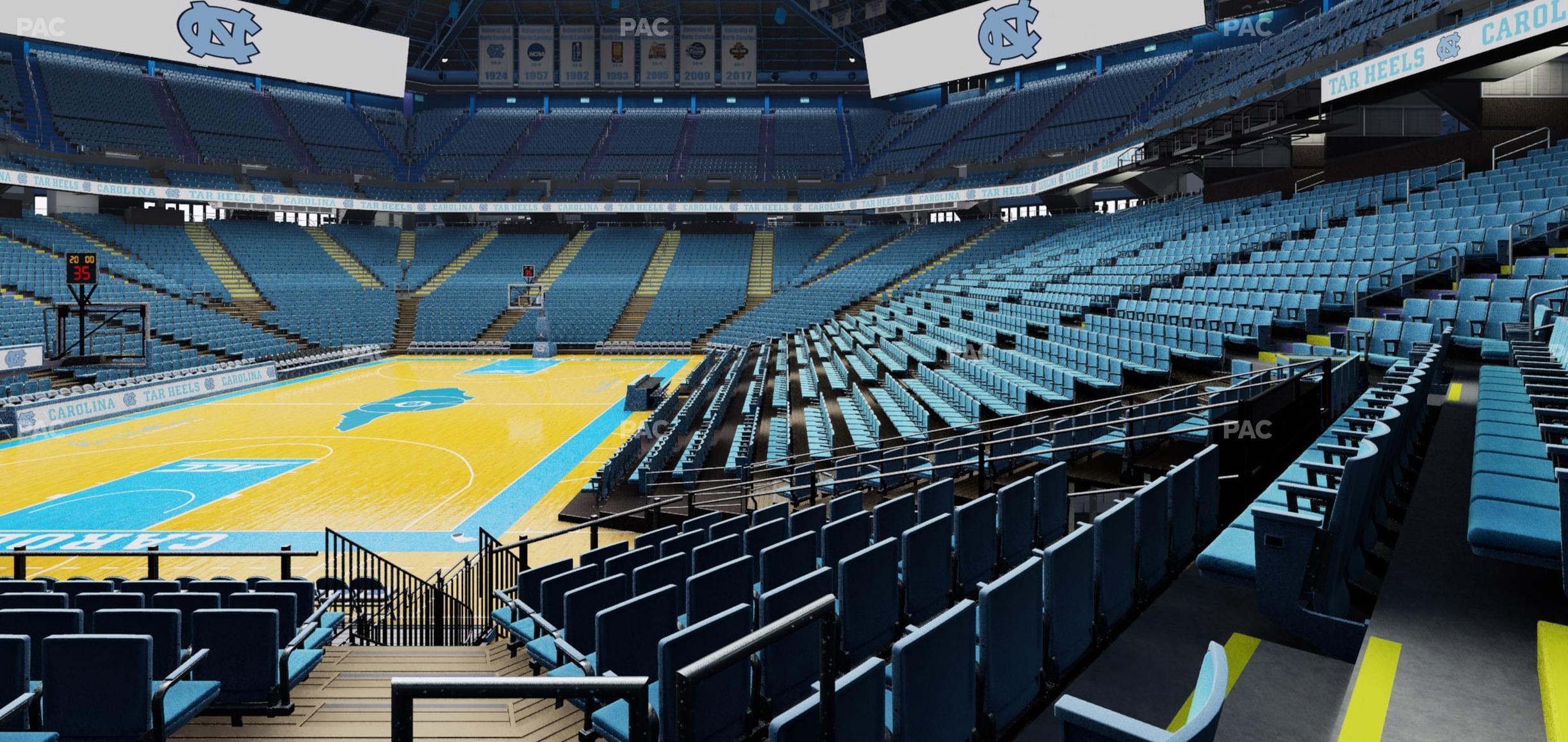 Seating view for Dean Smith Center Section 119