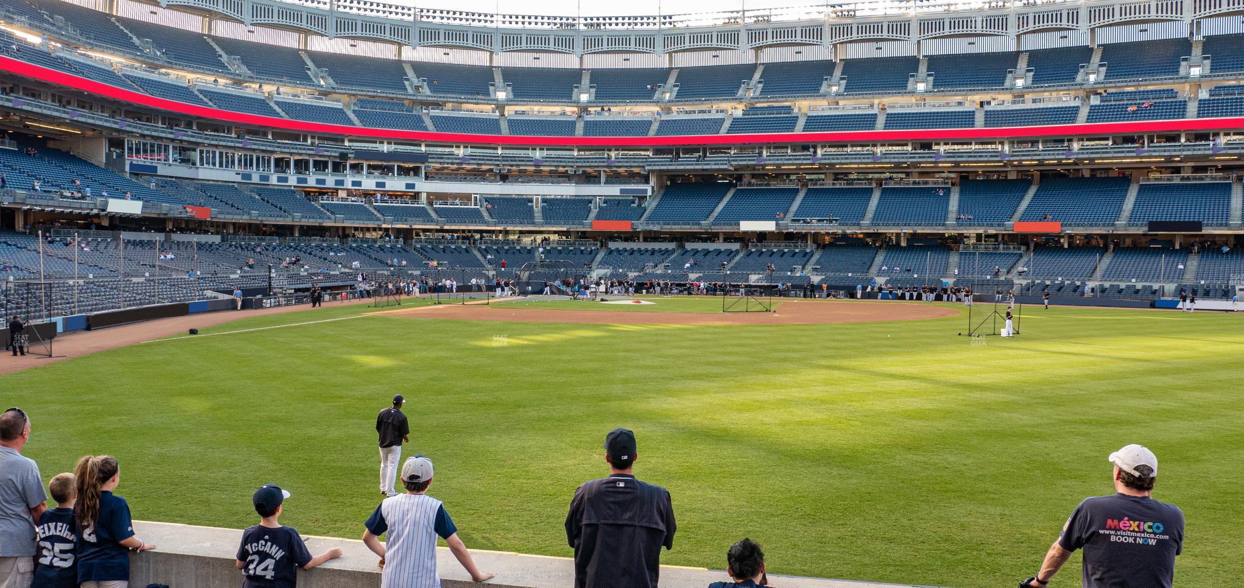 Seating view for Yankee Stadium Section Field Level 104