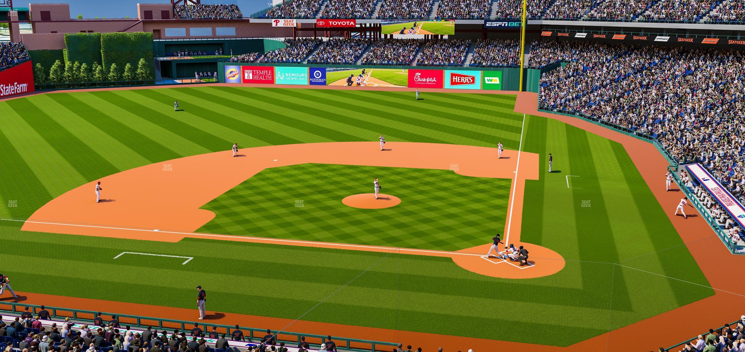 Seating view for Citizens Bank Park Section 226