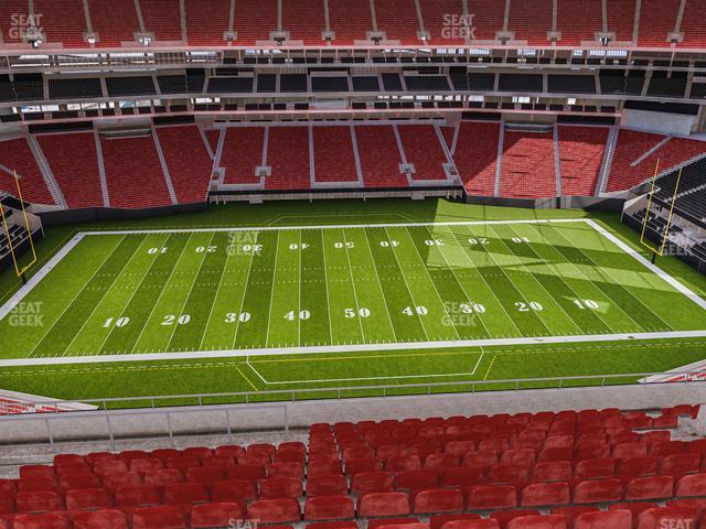 Seating view for Mercedes-Benz Stadium Section 312