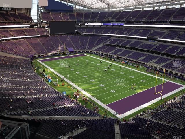 Seating view for U.S. Bank Stadium Section 304