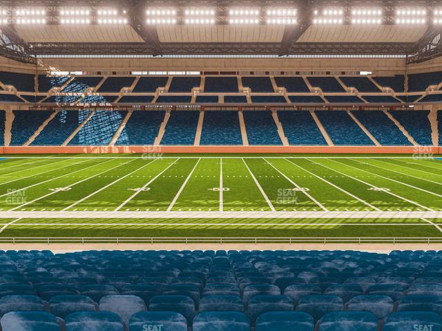 Seating view for Ford Field Section 106