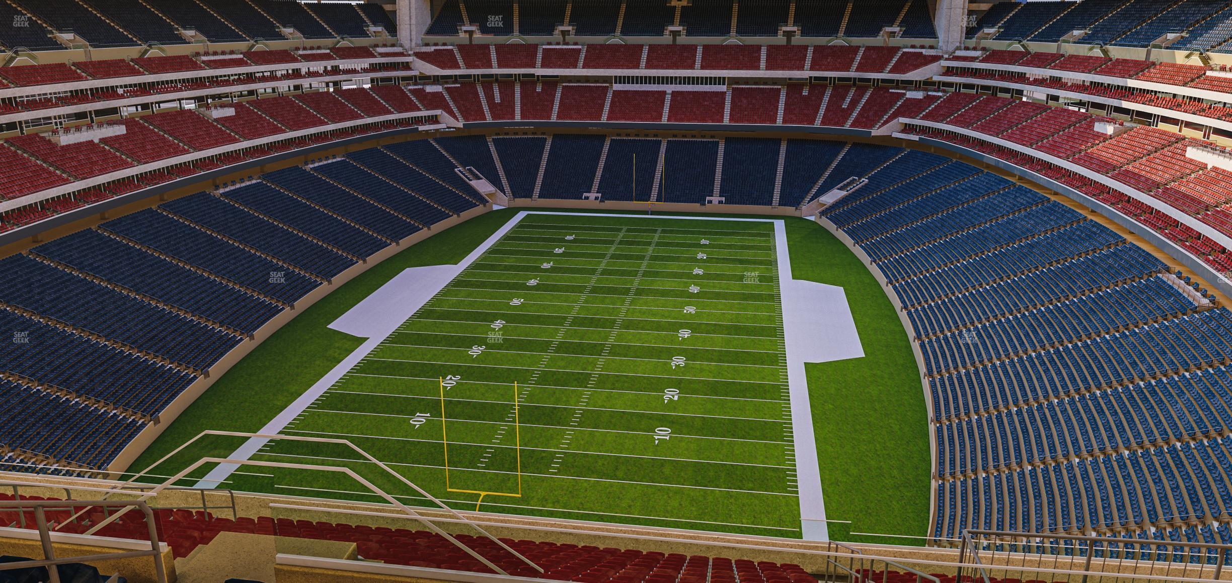 Seating view for NRG Stadium Section 620