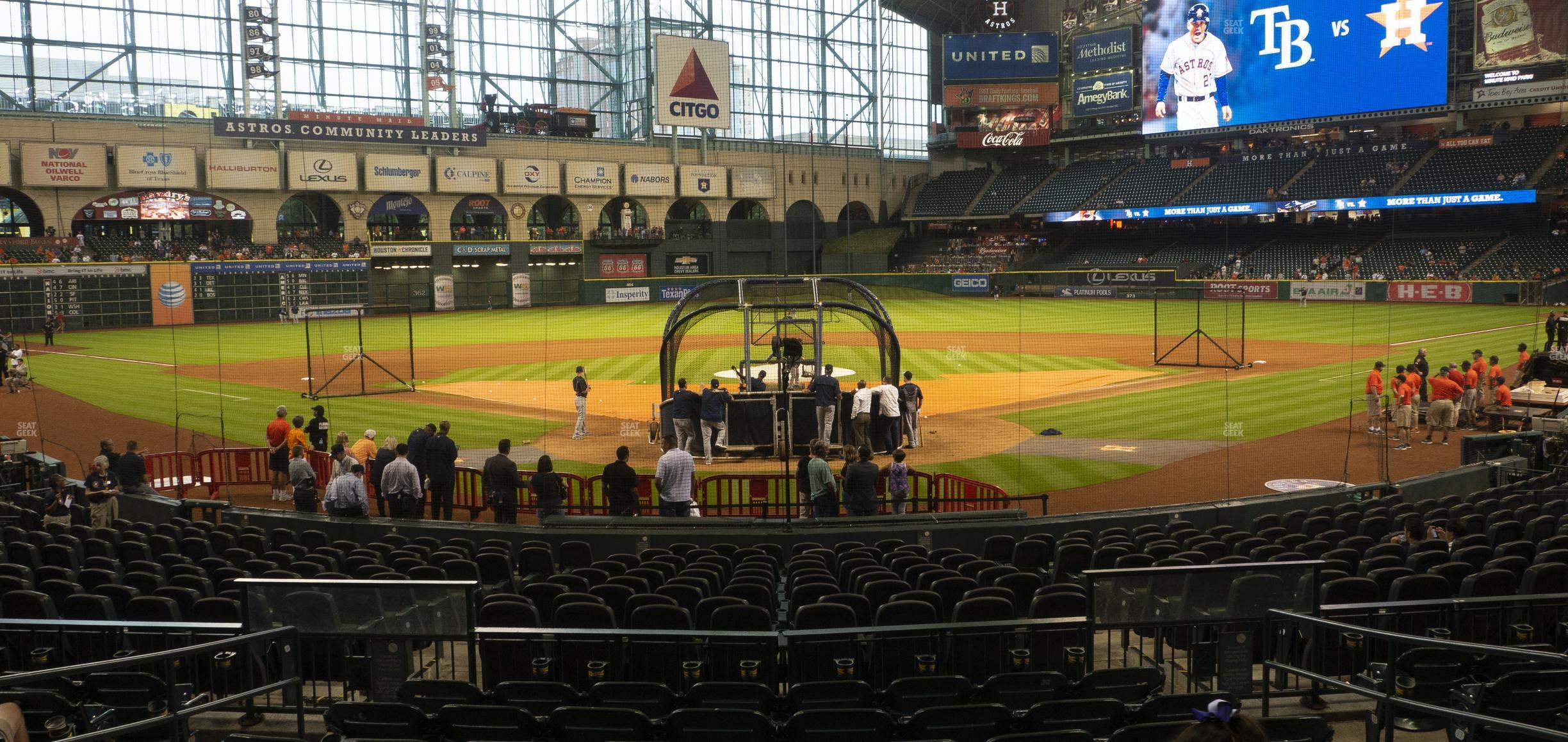 Seating view for Minute Maid Park Section 119