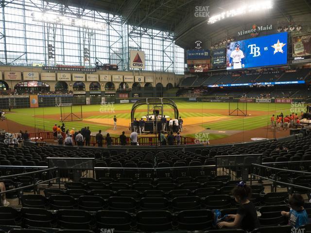 Seating view for Minute Maid Park Section 119