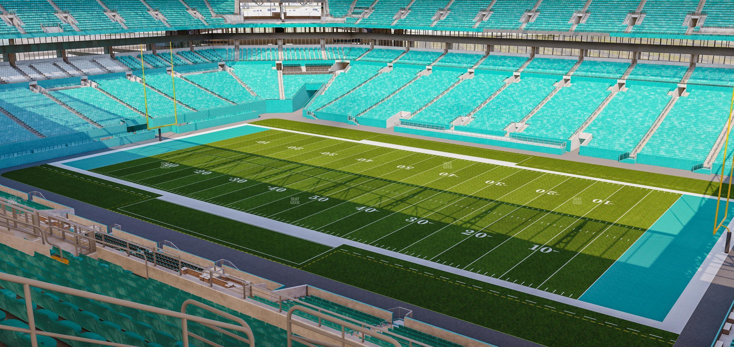 Seating view for Hard Rock Stadium Section 341