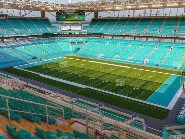 Seating view for Hard Rock Stadium Section 341