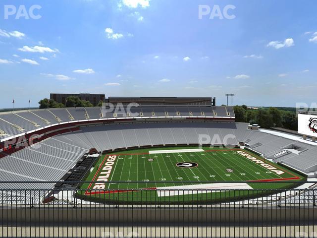 Seating view for Sanford Stadium Section 609