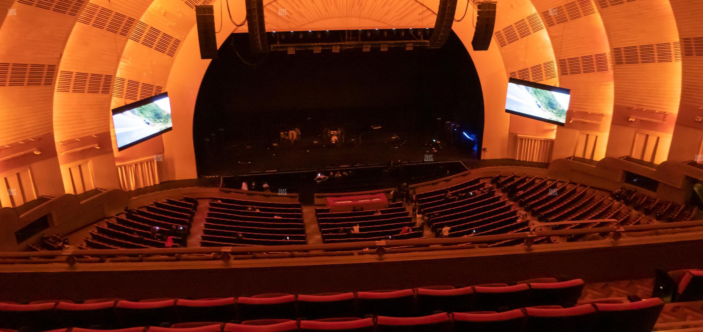 Seating view for Radio City Music Hall Section Third Mezzanine 5