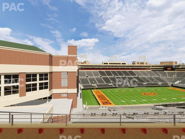 Seating view for Boone Pickens Stadium Section Club 565