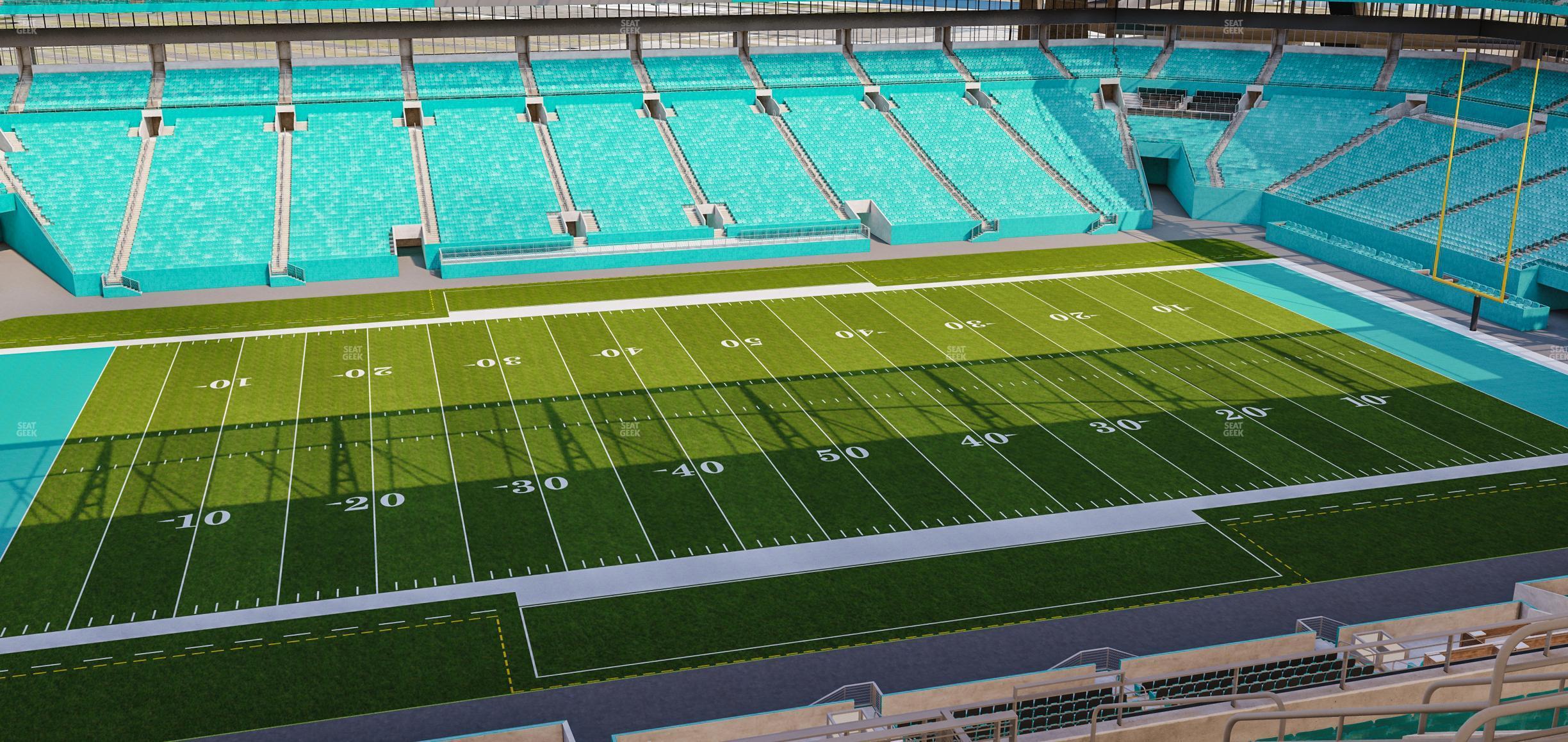 Seating view for Hard Rock Stadium Section 348