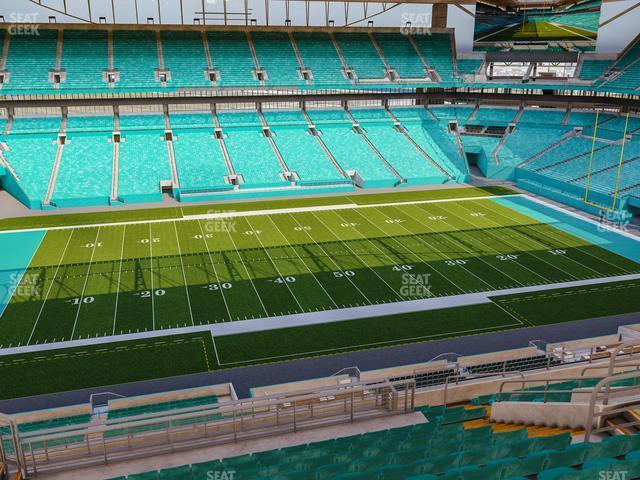 Seating view for Hard Rock Stadium Section 348