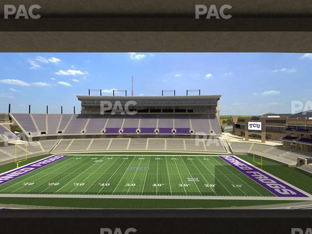 Seating view for Amon G. Carter Stadium Section Champions Suite 8