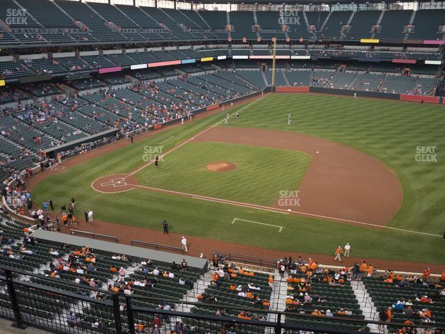 Seating view for Oriole Park at Camden Yards Section 320