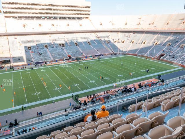 Seating view for Neyland Stadium Section Terrace 7