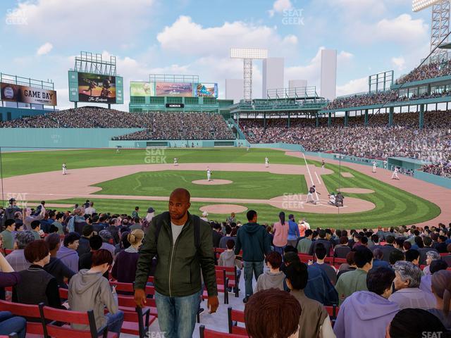 Seating view for Fenway Park Section Loge Box 139