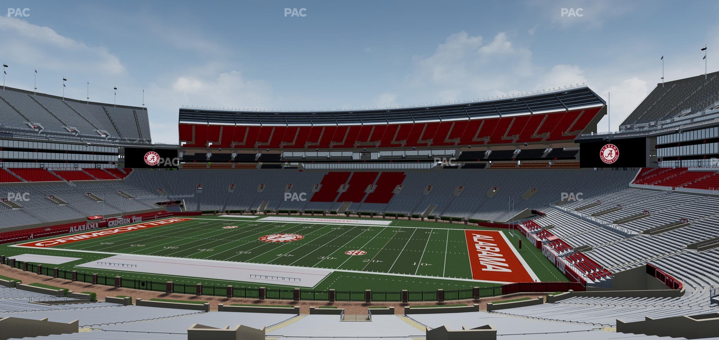 Seating view for Bryant Denny Stadium Section Kk