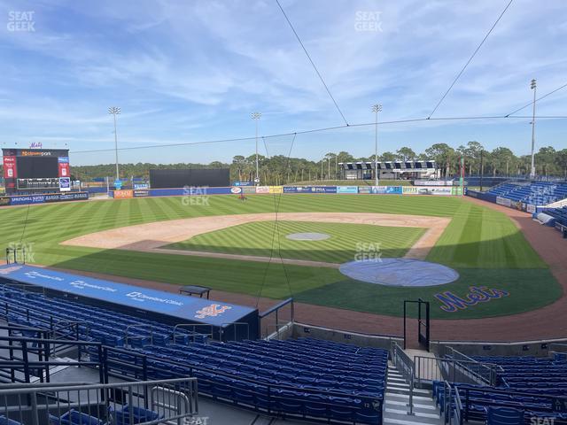 Seating view for Clover Park Section 112