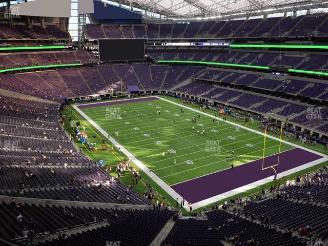 Seating view for U.S. Bank Stadium Section 303